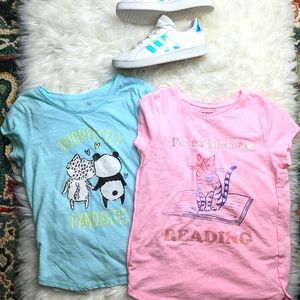 Bundle of Girls Short Sleeve T-Shirts